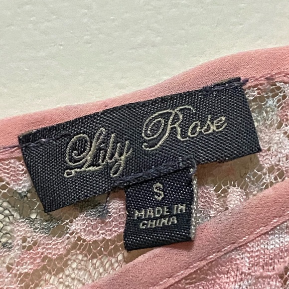 Pink Floral Lace Dress - Picture 3 of 3